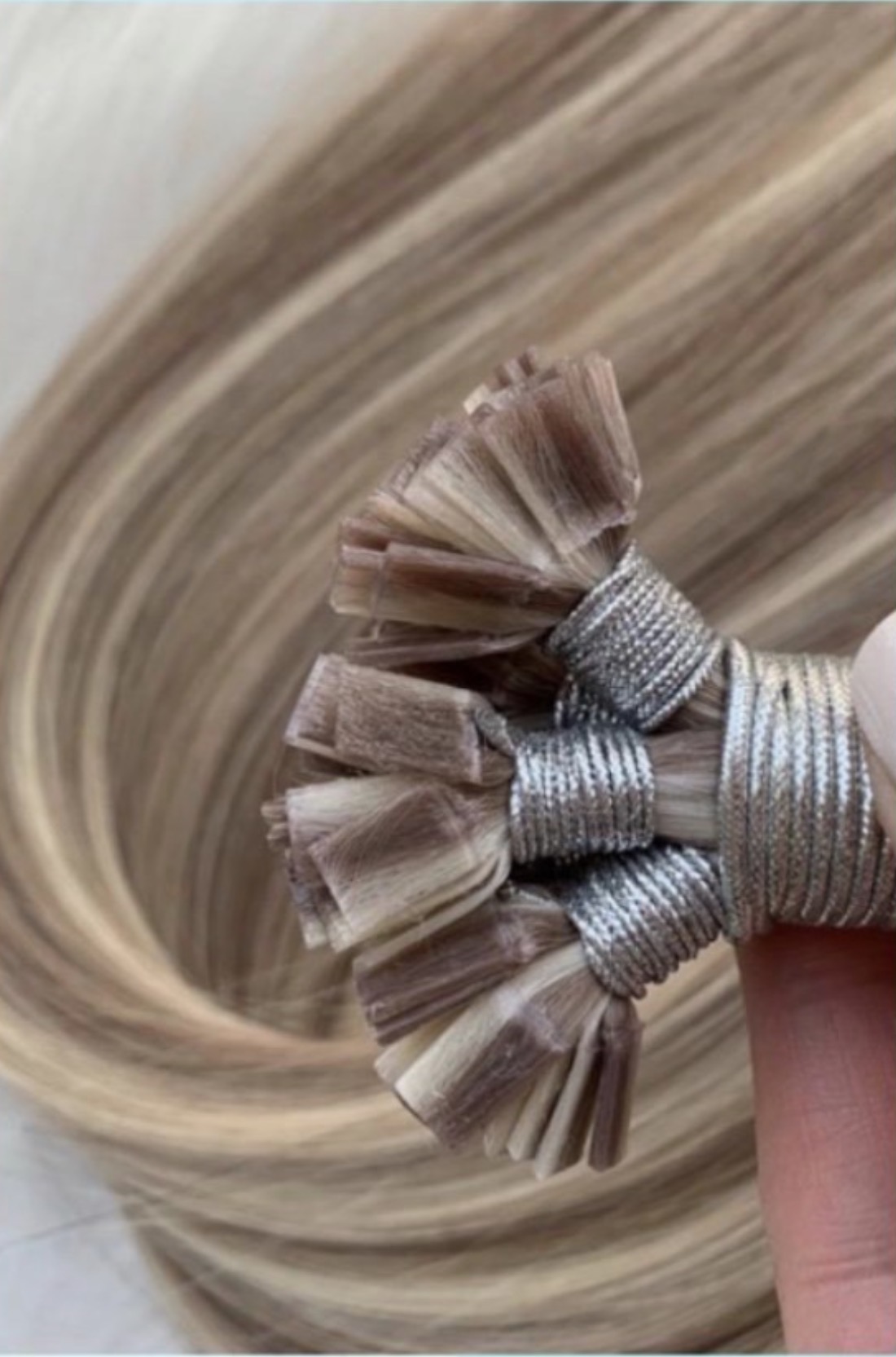 Mechas individuales Haïra K-Tip con punta de queratina